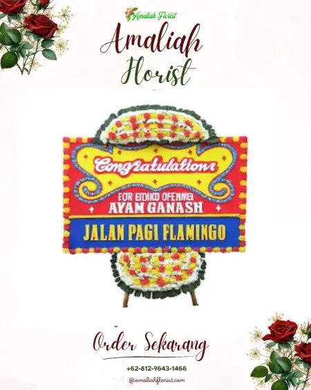 Sewa Papan Bunga Rendeng